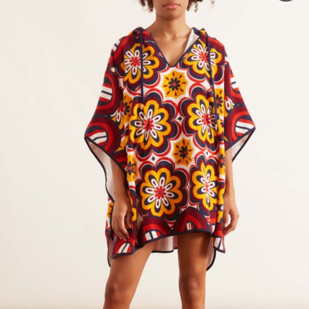 La Double J Terry Cloth Poncho